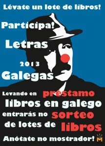 Sorteo dun lote de libros na Biblioteca Municipal Fórum Metropolitano Letras Galegas na Biblioteca Municipal Fórum Metropolitano