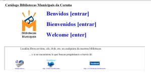 catálogo das Bibliotecas Municipais da Coruña