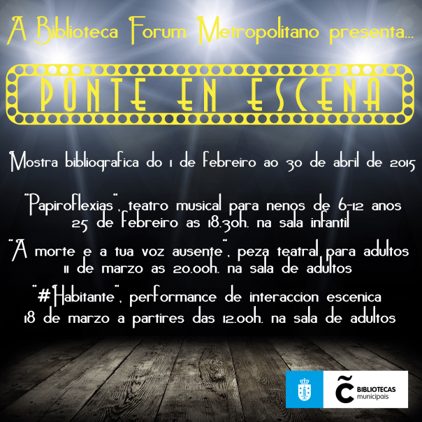 Cartaz Ponte en escena