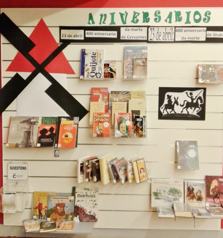 Mostra polo aniversario de Cervantes-Shakespeare 2016 da Biblioteca Infantil e Xuvenil