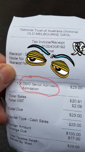 Entrada ao museo de Melbourne